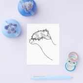 Alpaca Sketch. Flyer (Einzeln)