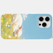 Alpaca Sleeping Meadow Case-Mate iPhone Hülle (Rückseite (Horizontal))