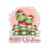 Alpaca Sloth Christmas (1) Aufkleber (Vorderseite)