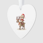 Alpaca Sloth Christmas (1) Ornament (Vorderseite)