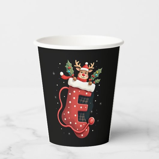 Alpaca Sloth Christmas (1) Pappbecher (Vorderseite)