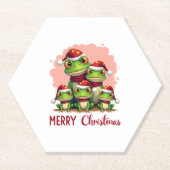 Alpaca Sloth Christmas (1) Untersetzer (Vorderseite)