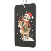Alpaca Sloth Christmas (2) Autolufterfrischer (Links)