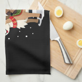 Alpaca Sloth Christmas (2) Geschirrtuch (Viertel Falte)