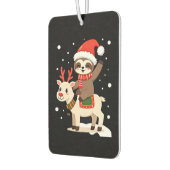 Alpaca Sloth Christmas (3) Autolufterfrischer (Links)
