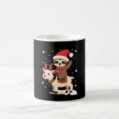 Alpaca Sloth Christmas (3) Kaffeetasse (Mittel)