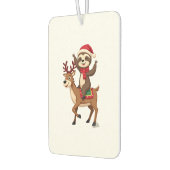 Alpaca Sloth Christmas (4) Autolufterfrischer (Links)