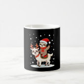 Alpaca Sloth Christmas (4) Kaffeetasse (Mittel)