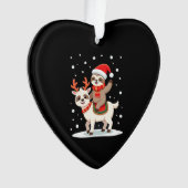 Alpaca Sloth Christmas (4) Ornament (Vorderseite)
