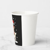 Alpaca Sloth Christmas (4) Pappbecher (Links)