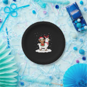 Alpaca Sloth Christmas Pappteller (Party)