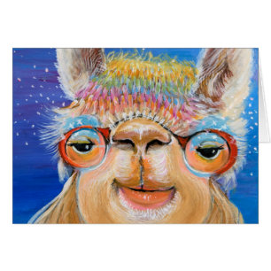 Alpaca - Spirit Großmutter - Anerkennkarte