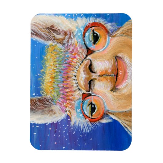 Alpaca - Spirit Großmuttermagnet Magnet (Vertikal)