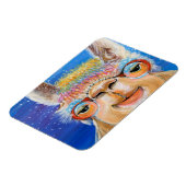 Alpaca - Spirit Großmuttermagnet Magnet (Linke Seite)