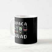 Alpaca Squad Gangster Funny Alpaca Friends Kaffeetasse (Vorderseite Links)