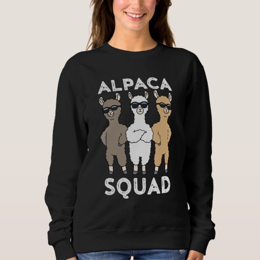 Alpaca Squad Sweatshirt (Vorderseite)