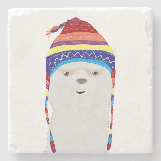 Alpaca Stone Untersetzer (Vorderseite)