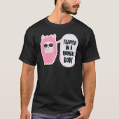 Alpaca Sunglasses Alpaca in a Human Body T-Shirt (Vorderseite)