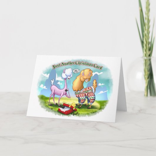 ALPACA SWEATER (matte) von Jeff Willis Art Karte (Vorderseite)