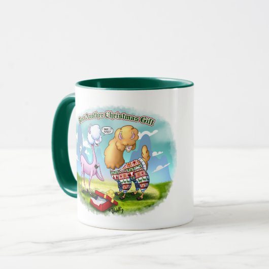 ALPACA SWEATER von Jeff Willis Art Tasse (Vorderseite Links)