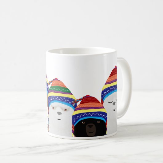 Alpaca-Tasse Kaffeetasse (VorderseiteRechts)