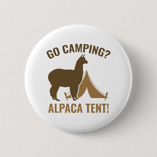 Alpaca Tent Button (Vorderseite)