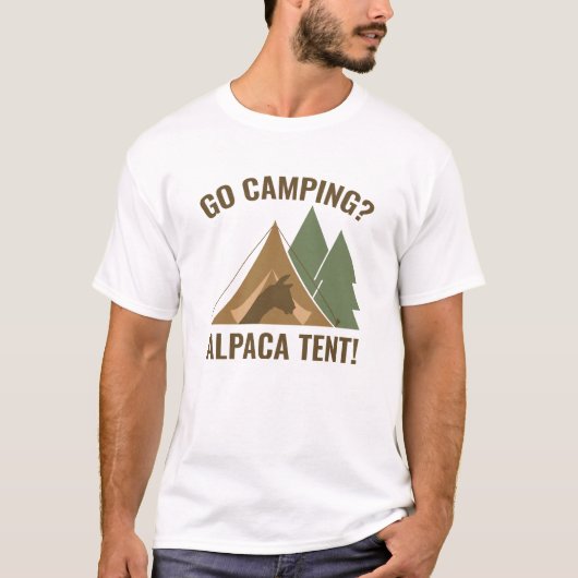 Alpaca Tent T-Shirt (Vorderseite)
