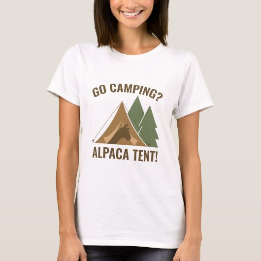 Alpaca Tent T-Shirt (Vorderseite)