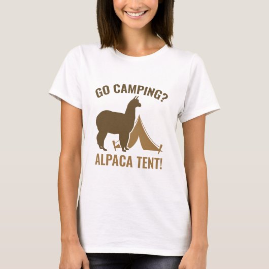 Alpaca Tent T-Shirt (Vorderseite)