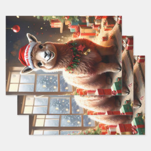 "Alpaca the Presents: A Christmas Tale" Geschenkpapier Set