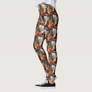 "Alpaca the Presents: A Christmas Tale" Leggings