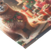 "Alpaca the Presents: A Christmas Tale" Tischdecke (Schrägansicht)
