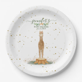Alpaca Theme Baby Shower Kids Birthday Pappteller