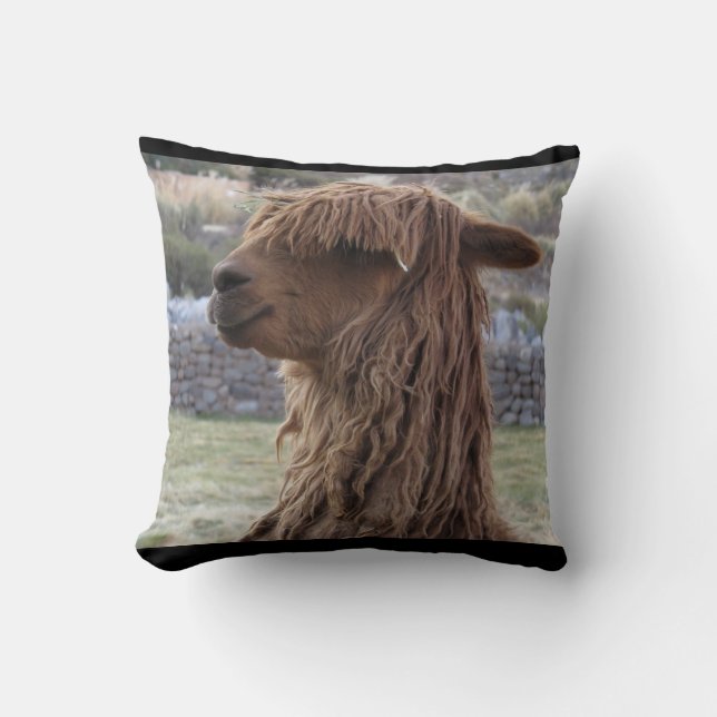 ALPACA THROW PILLOW KISSEN (Vorderseite)