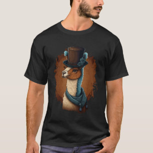 Alpaca Tragen von Extravagantem Top Hat 1