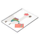 Alpaca und Suitcase Notizblock (Linke Seite)