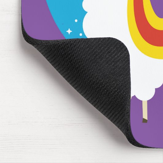 Alpaca Unicorn Mousepad (Ecke)