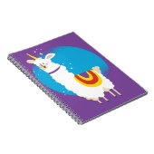 Alpaca Unicorn Notizblock (Rechte Seite)