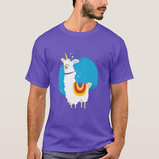 Alpaca Unicorn T-Shirt (Vorderseite)