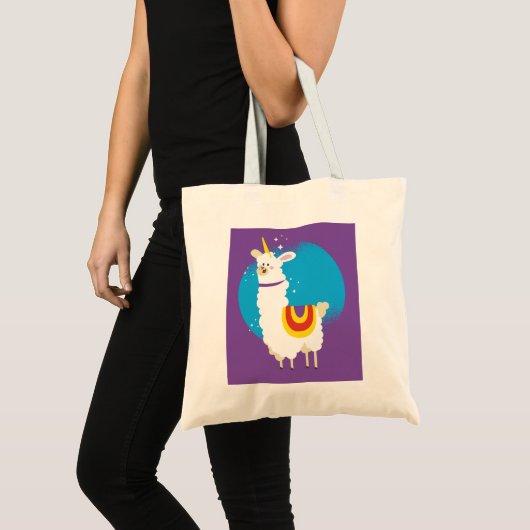 Alpaca Unicorn Tragetasche (Vorderseite (Produkt))
