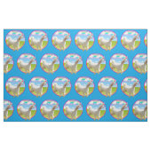 Alpaca Unicorn unter Rainbow Sky Stoff (Fat Quarter (45,7 x 55,9 cm))