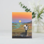 Alpaca - Vincent Postcard Postkarte (Stehend Vorderseite)