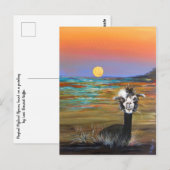 Alpaca - Vincent Postcard Postkarte (Vorne/Hinten)