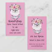 Alpaca Visitenkarte (Vorne/Hinten)