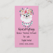 Alpaca Visitenkarte (Vorderseite)