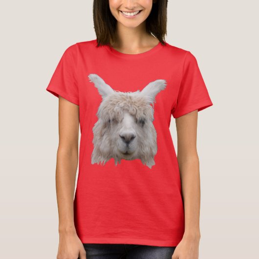 Alpaca von Peru Womens Football T - Shirt (Vorderseite)