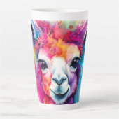 Alpaca Watercolor #217 Milchtasse (Vorderseite)