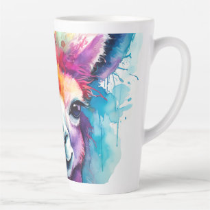 Alpaca Watercolor #217 Milchtasse