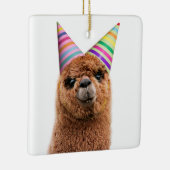 Alpaca Wear Party Hats Keramikornament (Rechts)