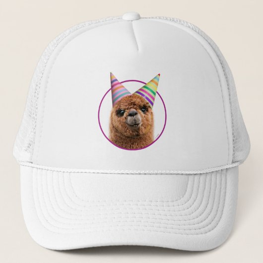 Alpaca Wear Party Hats Truckerkappe (Vorderseite)